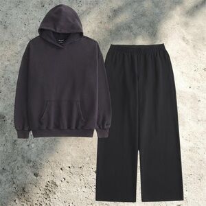 Hollister Black Sweat Set